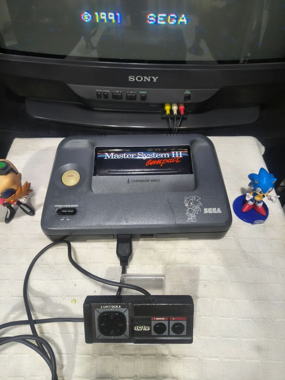Master system 3 compact completo Funcionando Perfeitamente Testado  - Foto 4