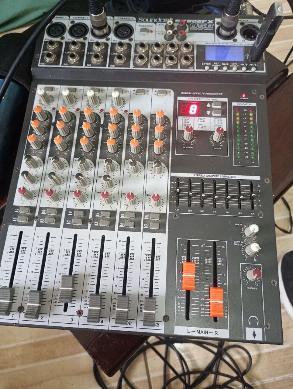 MESA de som SOUNDCRAFT sx802fx - Foto 4