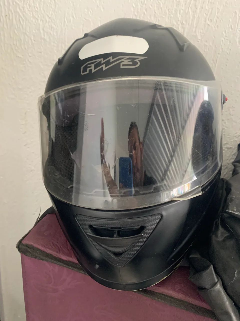 Capacete Fw3 semi novo - Foto 2