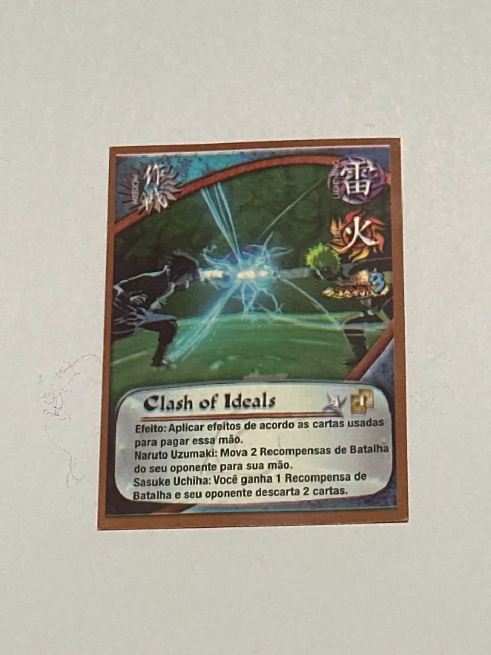 Card do Naruto 200 reais