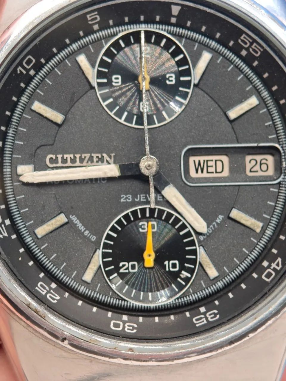 RELOGIO CITIZEN CRONO AUTOMATICO VINTAGE - Foto 2