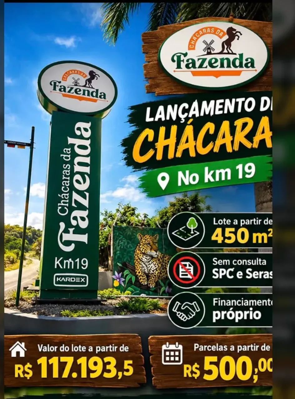 Lançamento da Chacara Fazenda 2 etapa