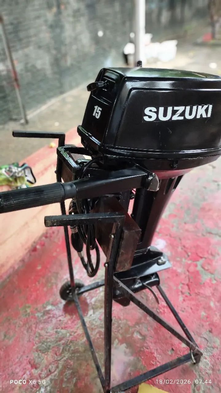 Motor Popa Susuki 15 Hp  - Foto 3