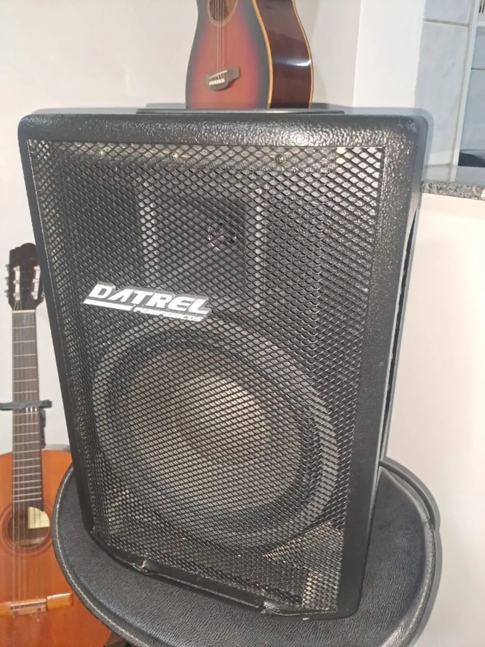 Caixa de Som. Pode ser Ativa ou Passiva Datrel 10" 200w Usb Bluetooth NOVA  - Foto 4