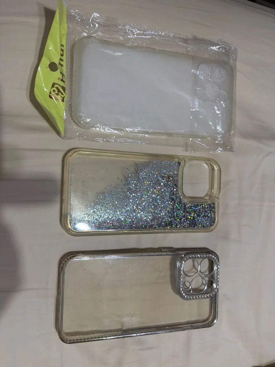 Kit 3 capas para iPhone 14 Pro Max impecável 