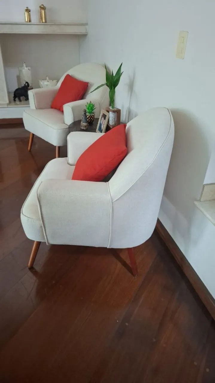 Poltronas vintage reformadas.Perfeito estado - Foto 2