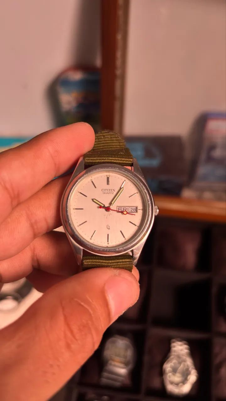 Relógio citizen quartz vintage