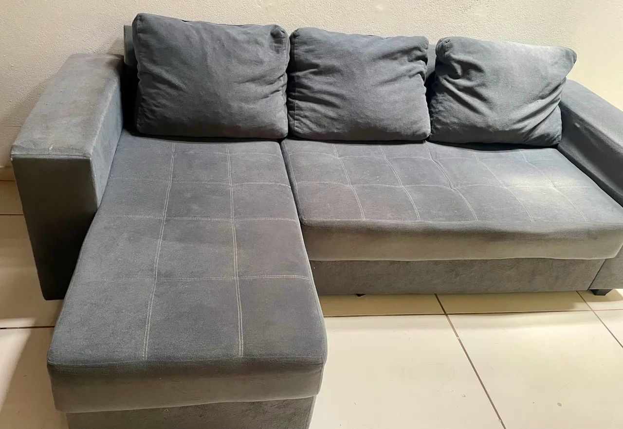 SOFÁ L DE MADEIRA  - Foto 5