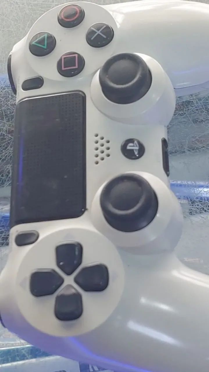 PS 4 pro branco com controle branco - Foto 3