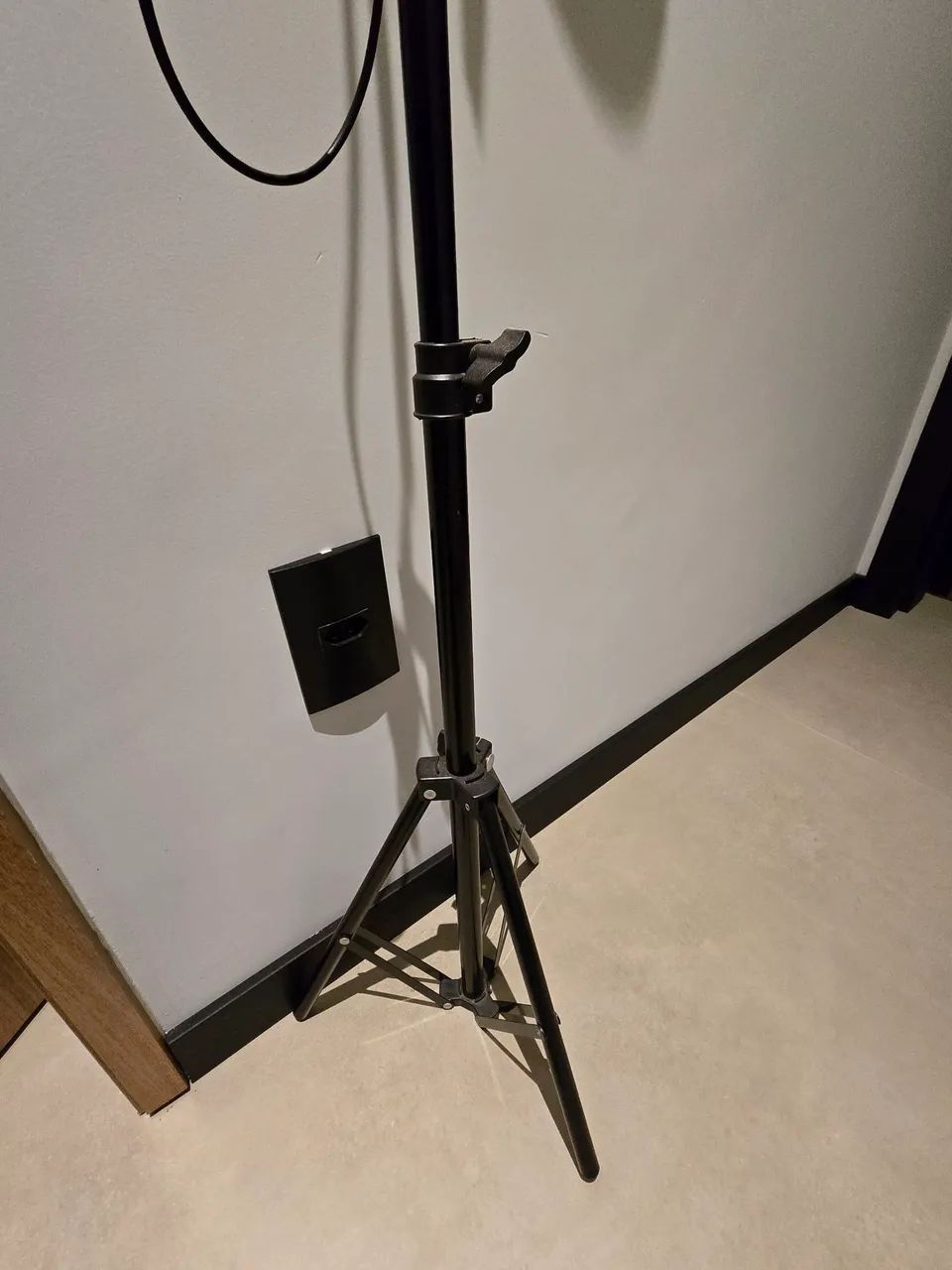 Ring light com tripé grande e suporte para celular - Foto 2