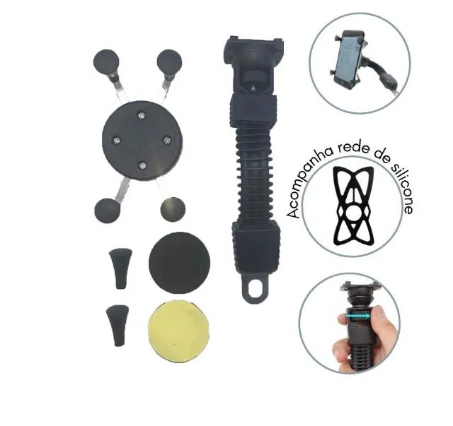 Suporte Celular Moto com Garra Aranha - Foto 9