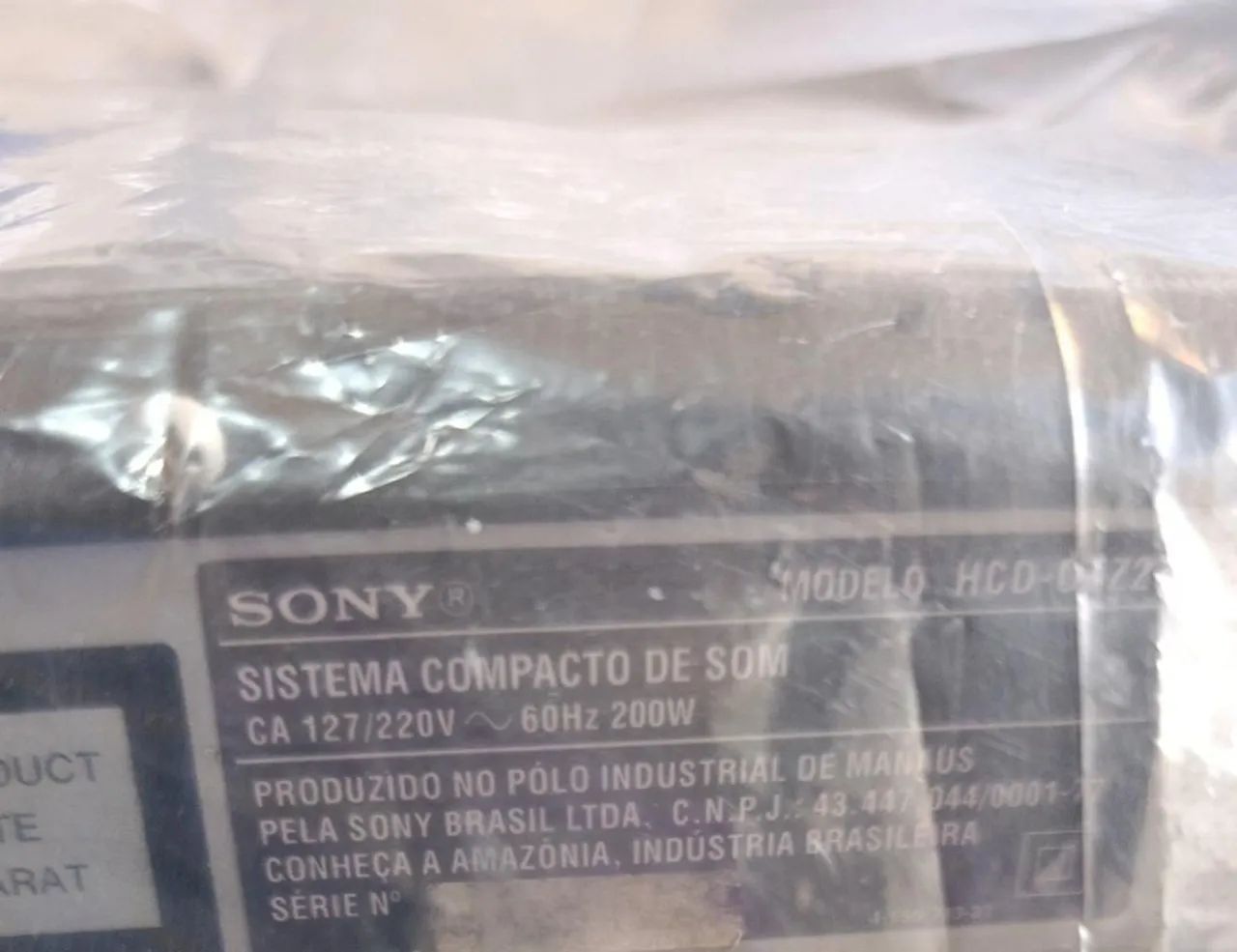 Som Sony Genezi Com Caixas Originais - Aparelhos de Som - Bela
