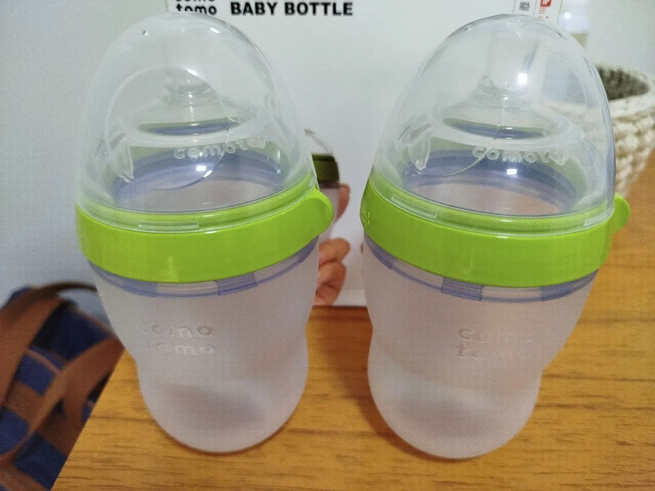 Kit com 2 mamadeiras 250ml da Como Tomo (novo) - Foto 2