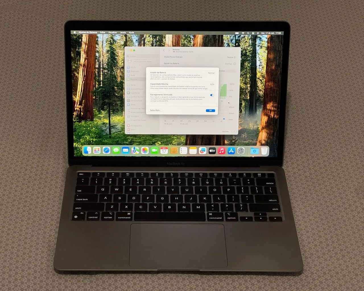MacBook Air M1 8GB 256GB SSD 13 polegadas Retina - Caixa Original - Foto 3