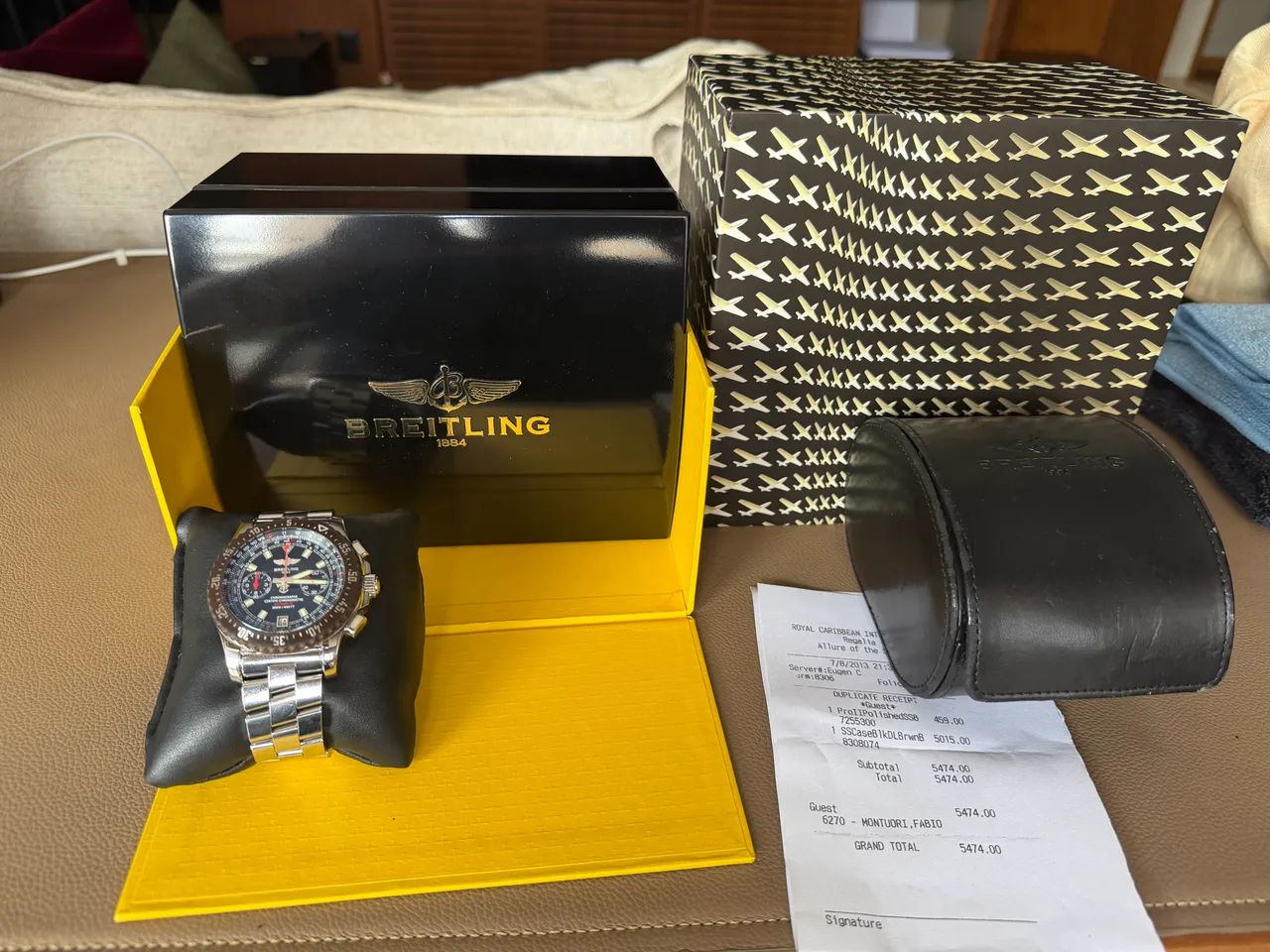 Breitling Skyracer Raven Chronographe 44mm - Automático - Full Set - Foto 2