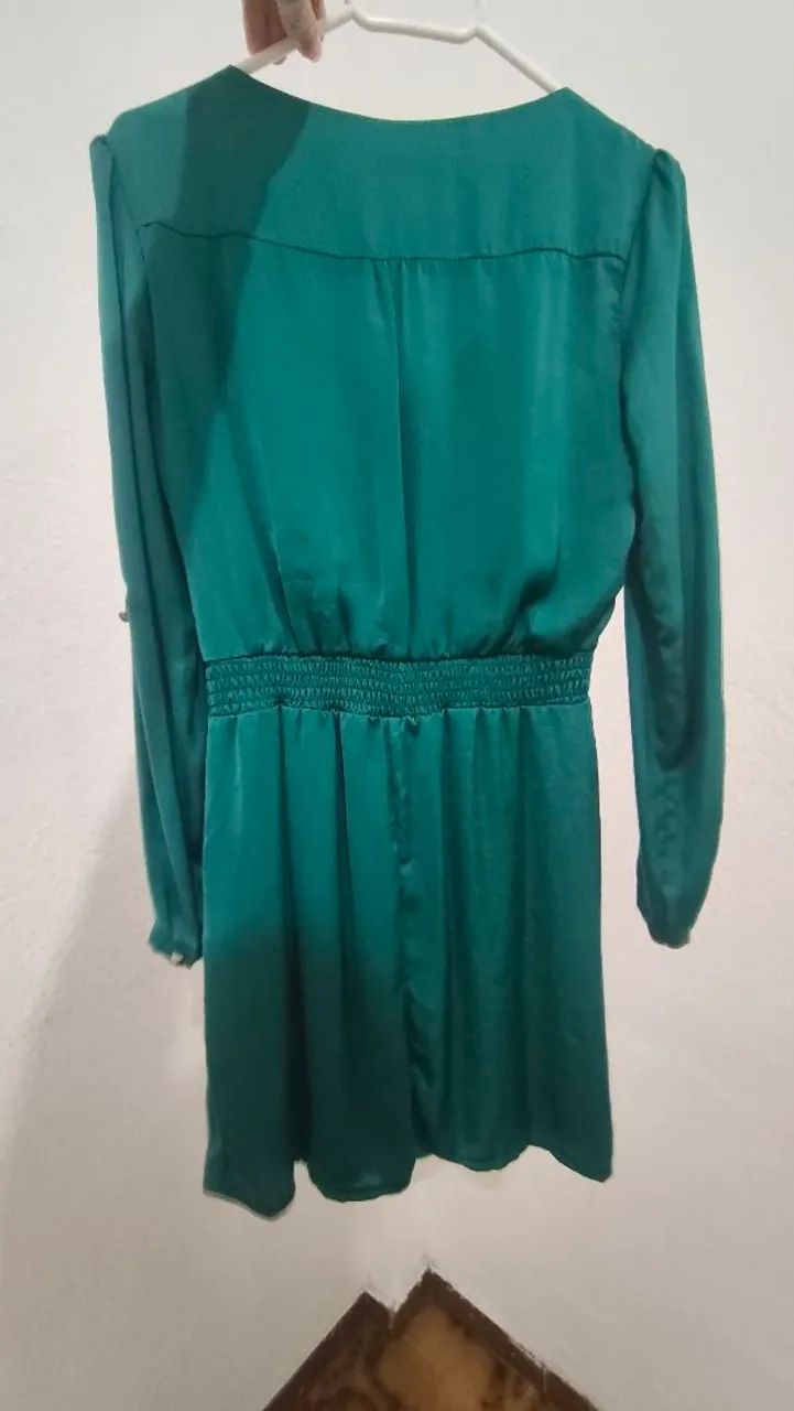 Vestido de inverno verde - Foto 2