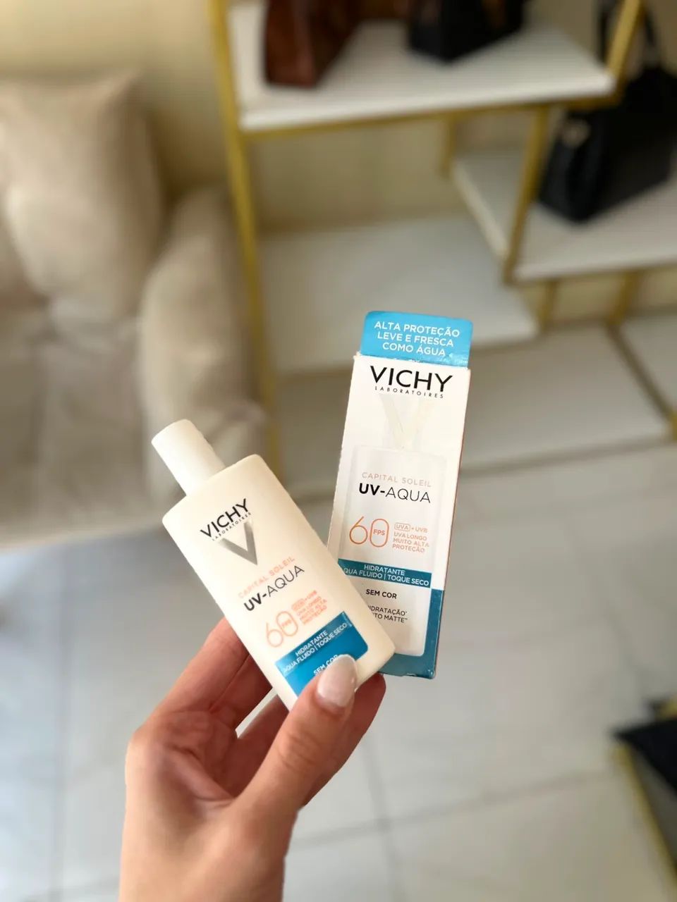Vichy uv aqua 60 fps sem cor 