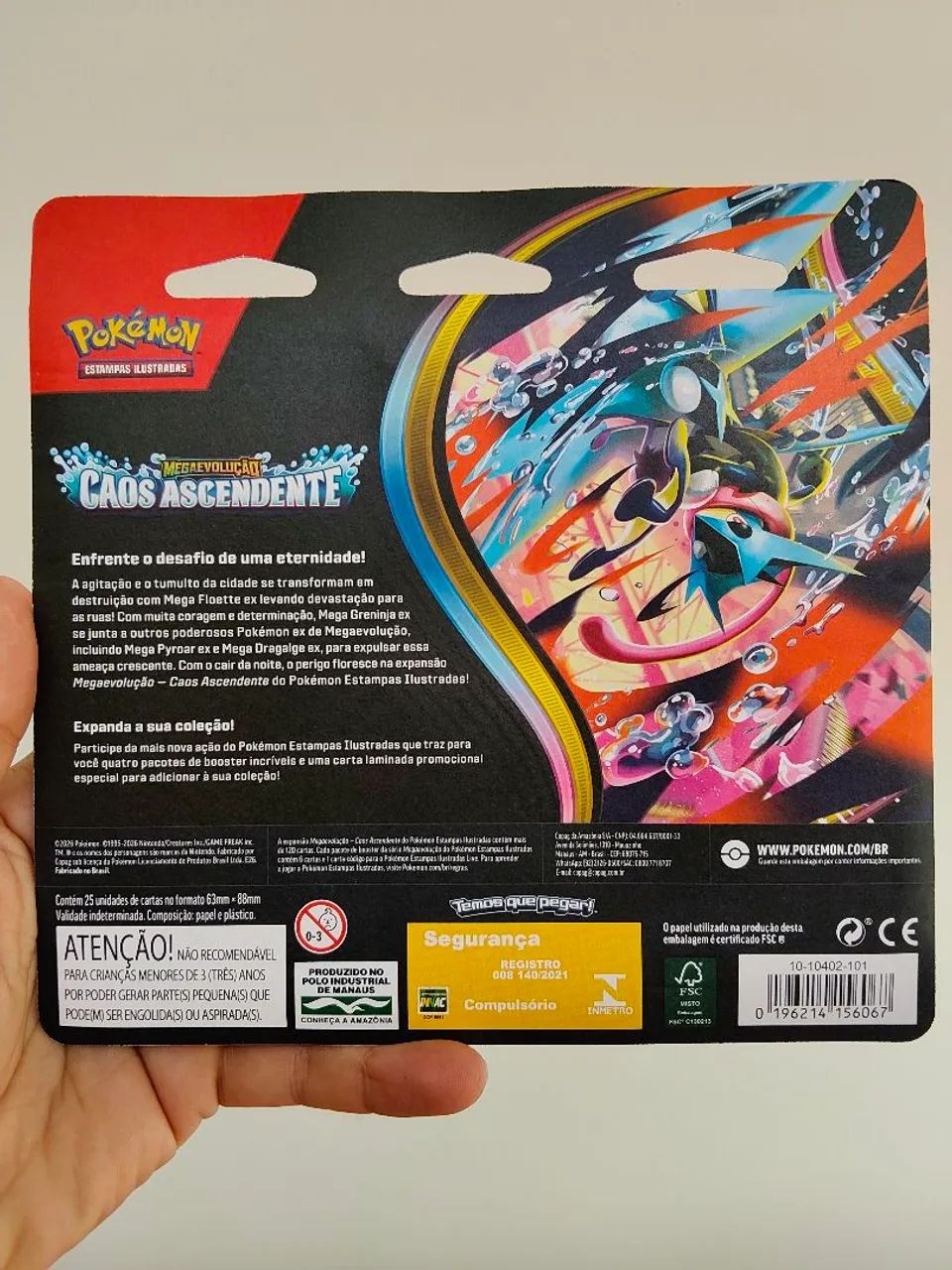 Blister Quadrúplo Pokémon ME04 CAOS ASCENDENTE - Foto 2