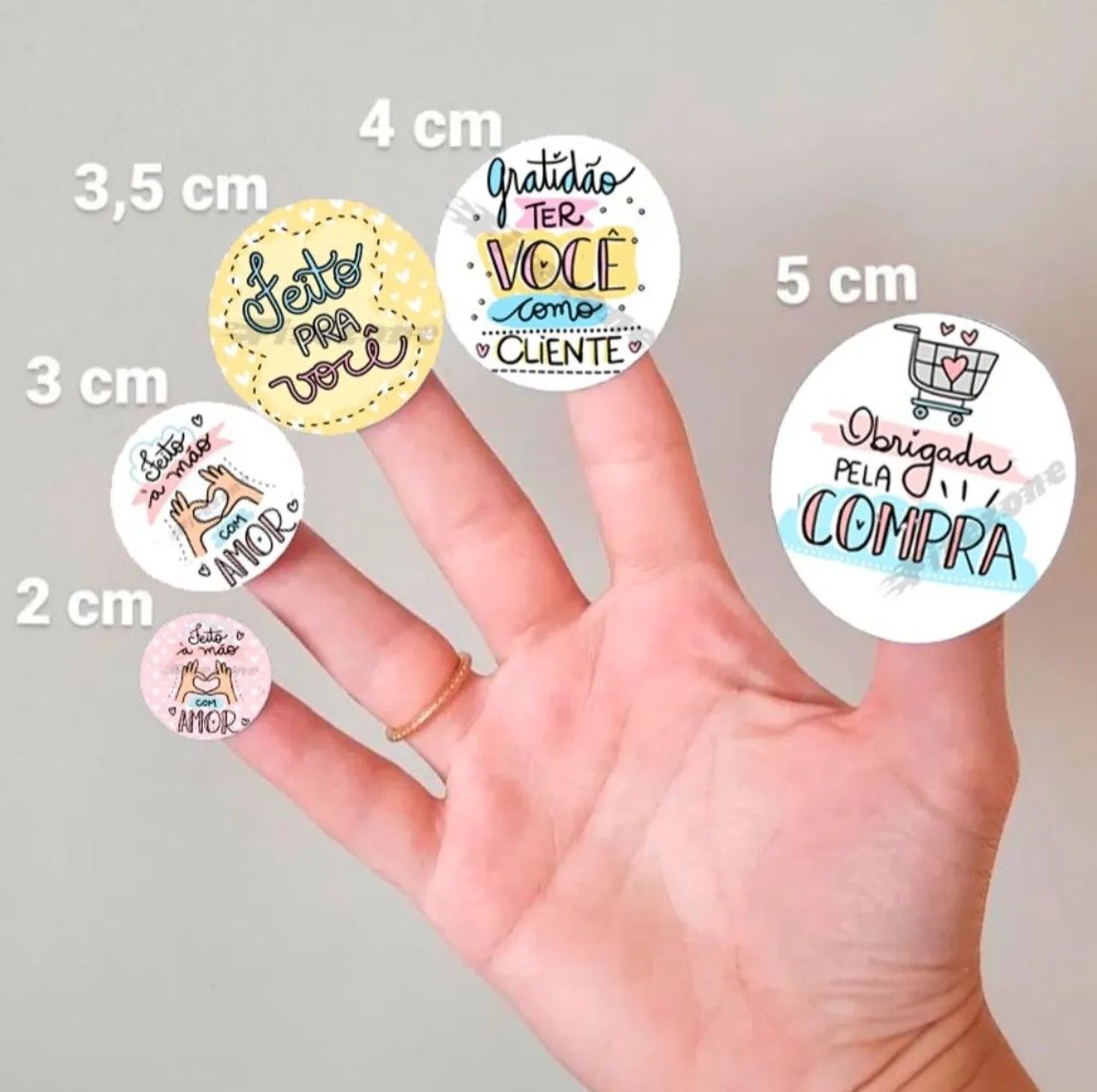 Adesivos Personalizados com sua logo marca  - Foto 2