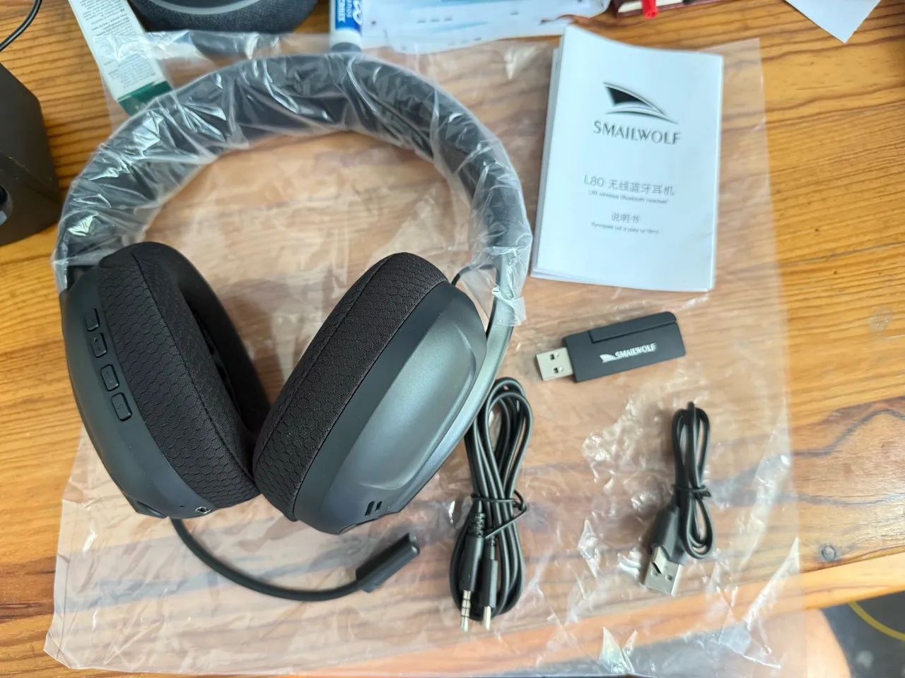 Headset Smailwolf L80 Tri-Mode Preto NOVO - Foto 4