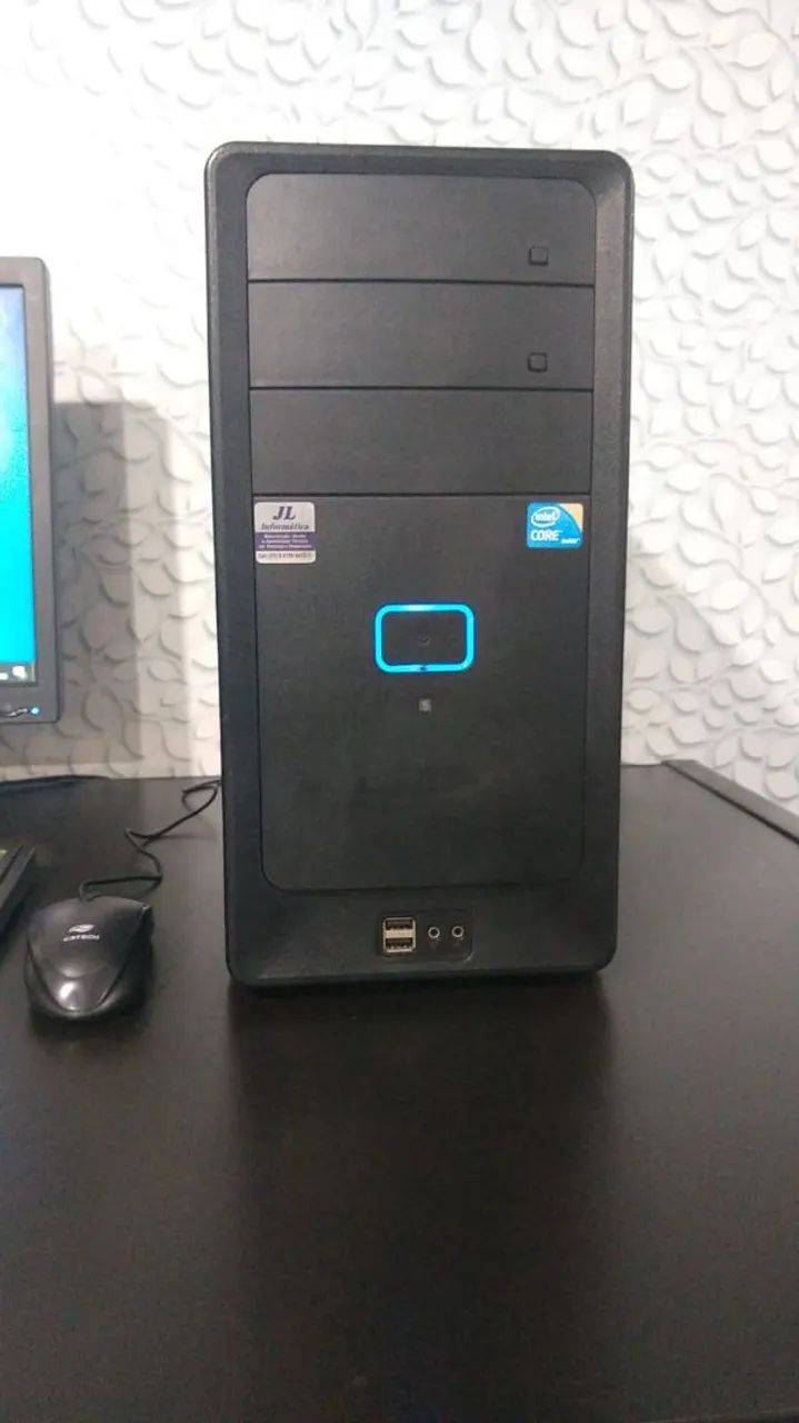 Intel core i3-550 Memória RAM de 4 GB DDR3 1 SSD 120 1 HD 500 Monitor 17 polegadas   - Foto 2