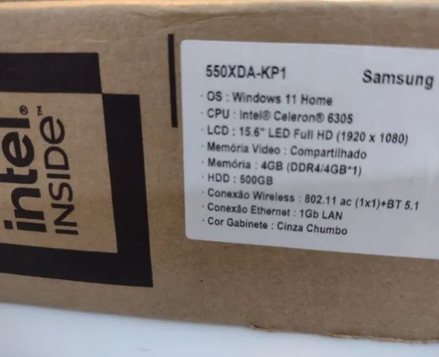 Notebook Samsung E20 Na Caixa - NOVO NUNCA USADO - Foto 6
