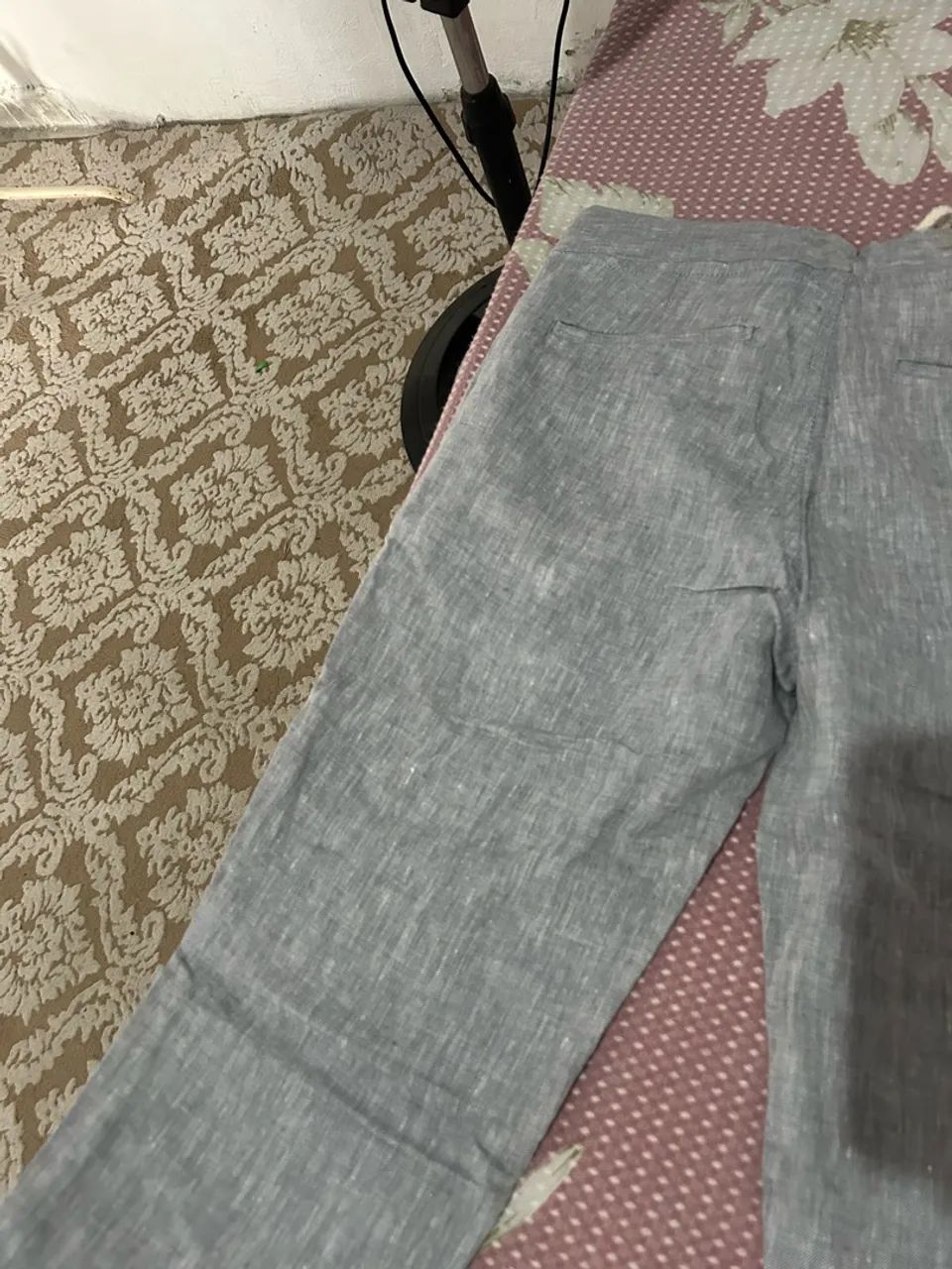 Calça Linho Cinza claro  - Foto 2