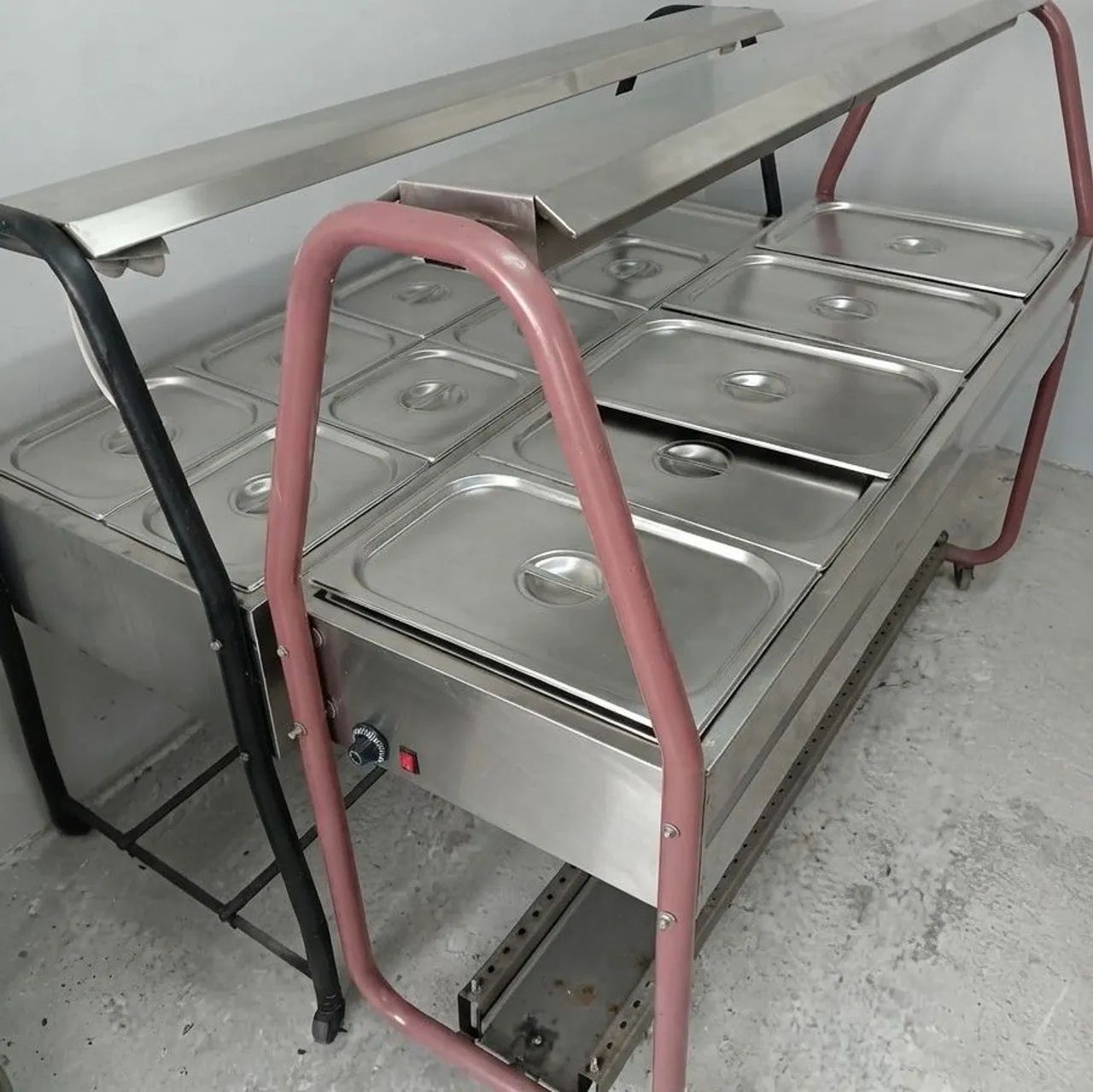 2 - Buffet Térmico Aço Inox Tedesco (Usado)