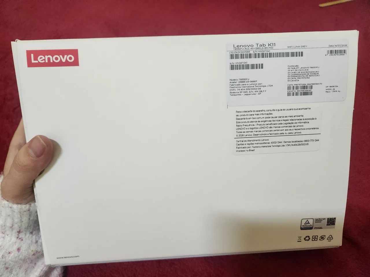 Tablet Lenovo K11 Octa-core 128GB NA CAIXA  - Foto 2