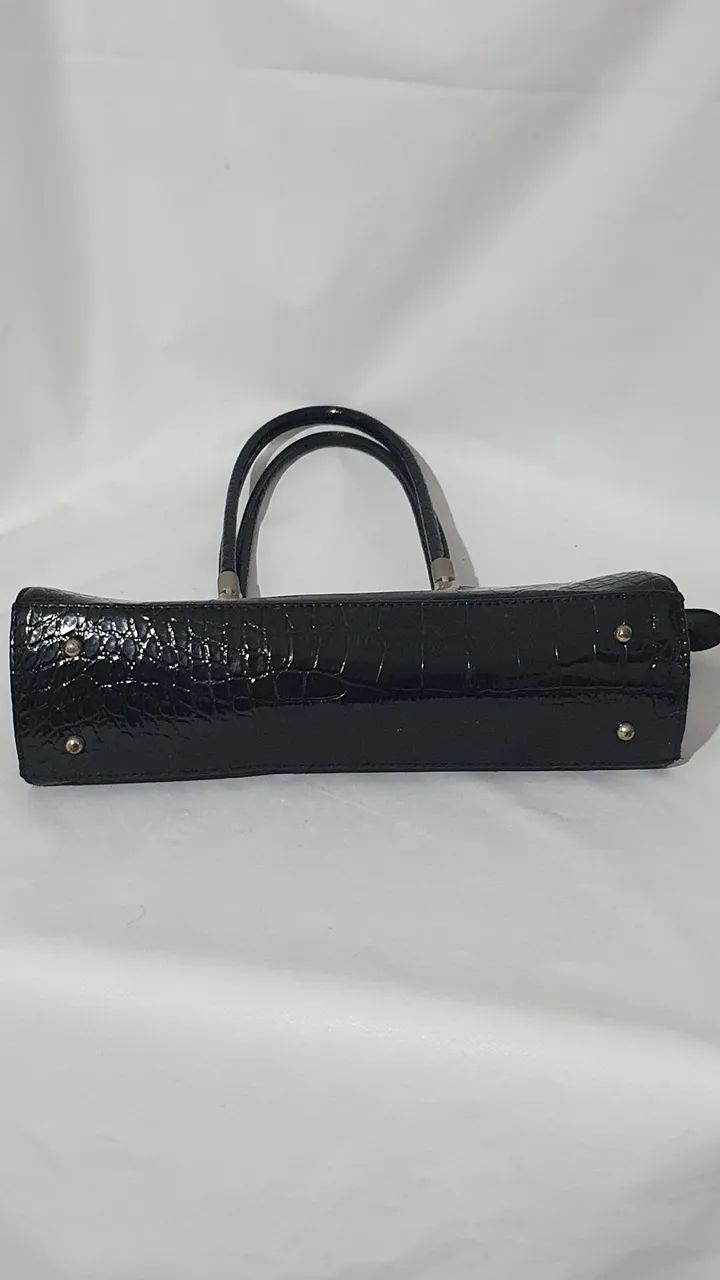 Linda bolsa de couro vintage  - Foto 6