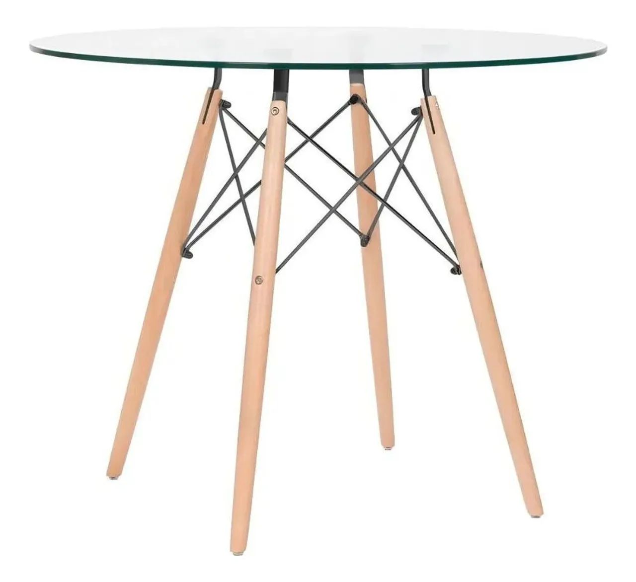 Vendo mesas eames de vidro novas de fábrica 