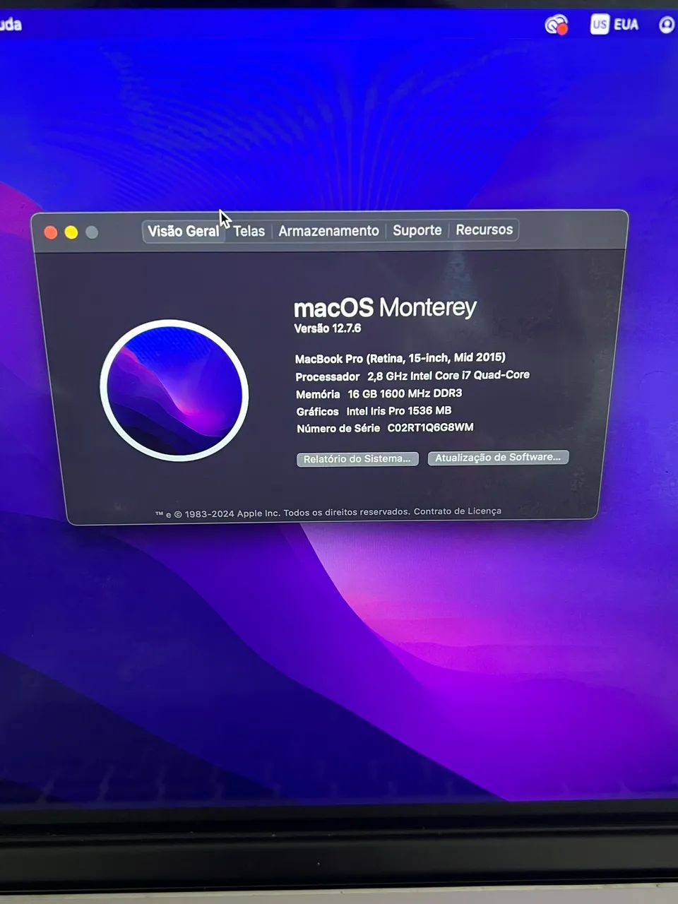 MacBook Pro 2015 i7 16gb ram 512 ssd - Foto 3