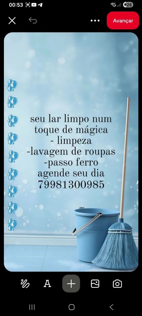 Faxina finais de semana 