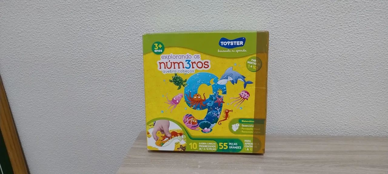 Quebra cabeça educativo - Explorando os números