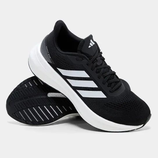  Tênis Adidas Boost Run - Preto+Cinza - Foto 4