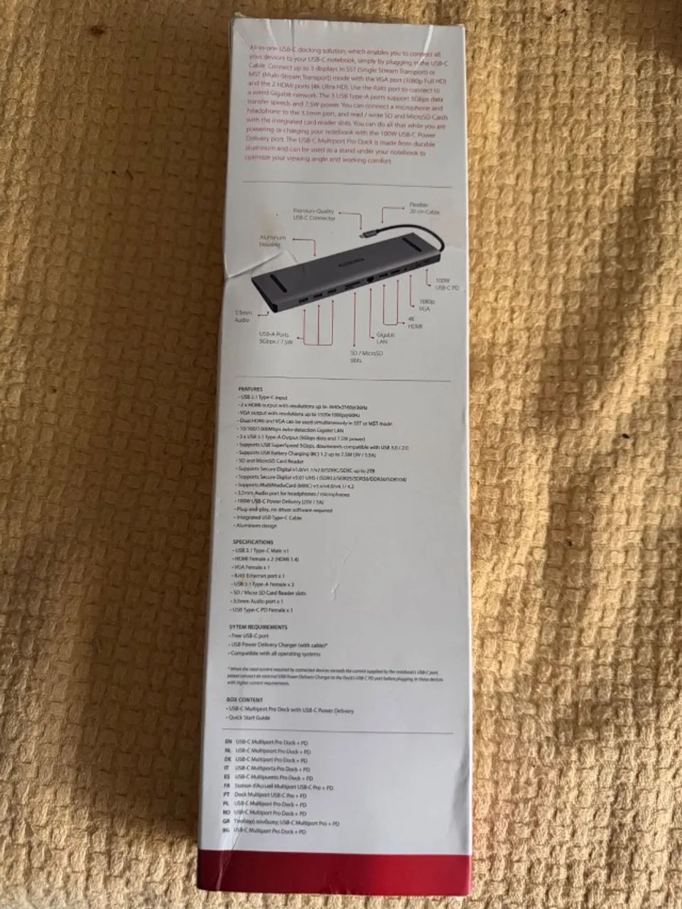 SITECOM CN-389 USB-C Multiport Dock Hub - Foto 2