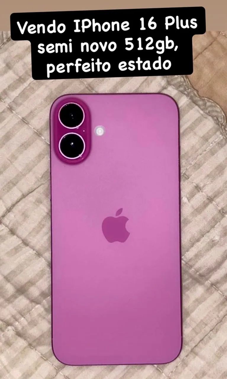 iPhone 16 Plus  Rosa 512gb - Foto 3