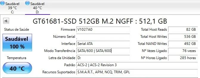 SSD M.2 2280 512GB - Foto 3