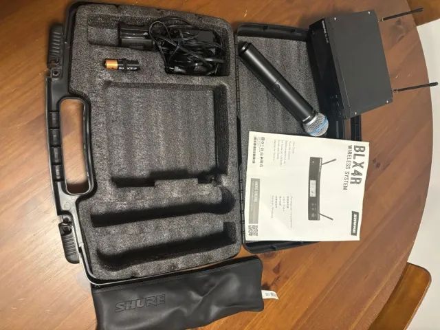 Microfone Sem Fio Profissional Shure Blx24/sm58 M15 - Foto 2