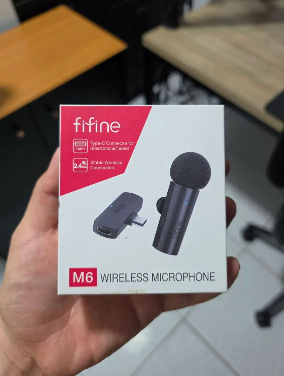 Microfone de lapela Fifine M6