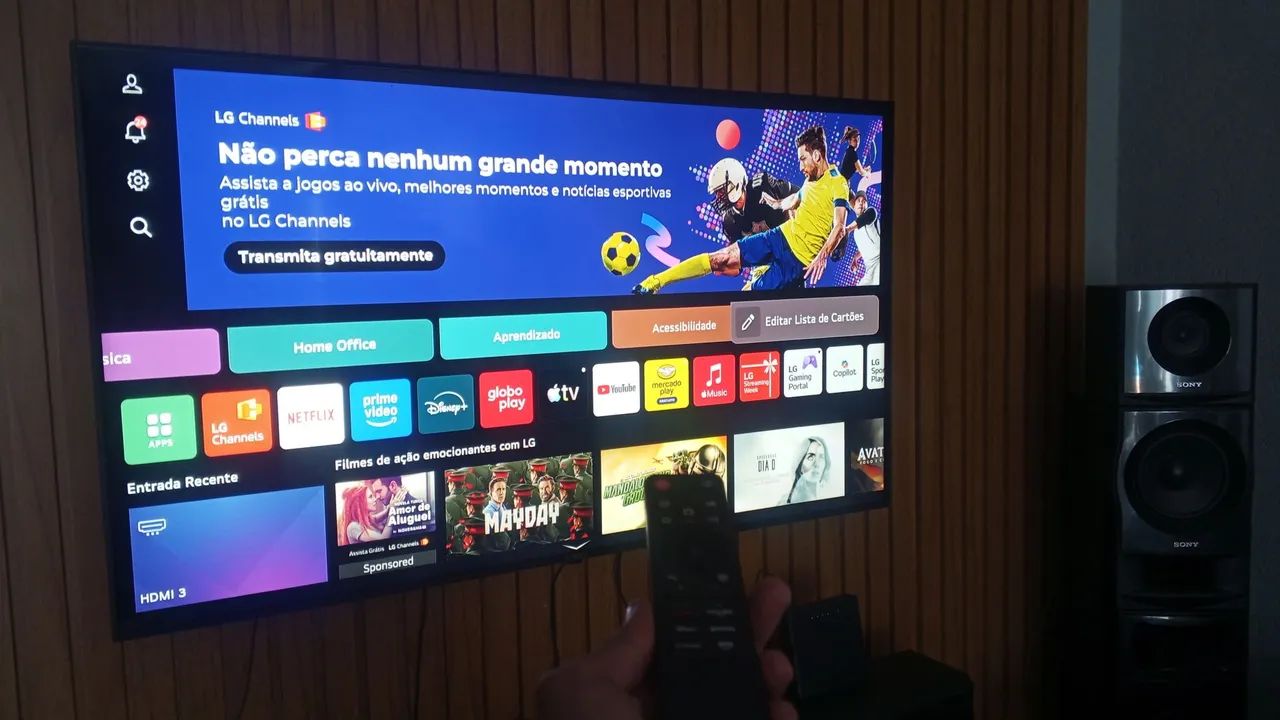 Smart tv LG 60 entrega 
