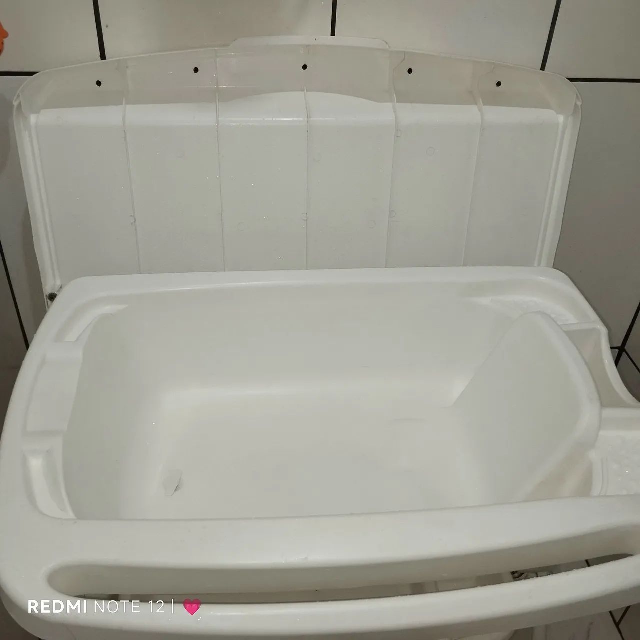 Banheira com trocador