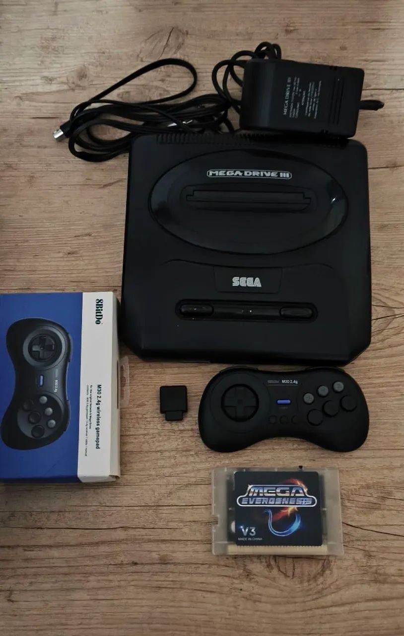 Console Mega Drive 3 + Everdrive 
