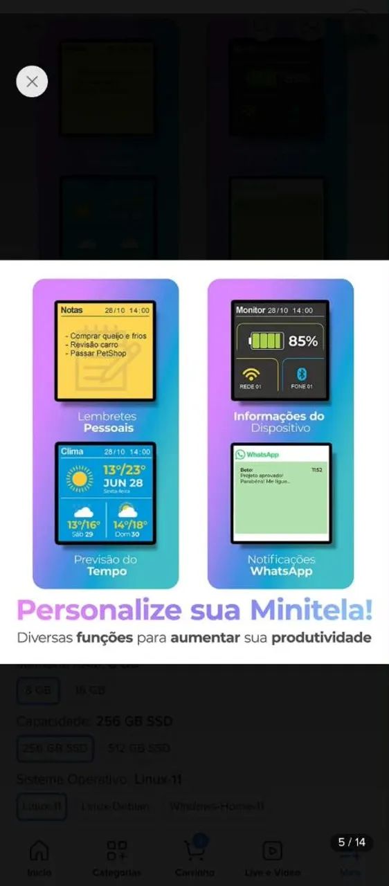 NA GARANTIA AINDA Notebook Positivo Vision i15M Minitela  - Foto 4