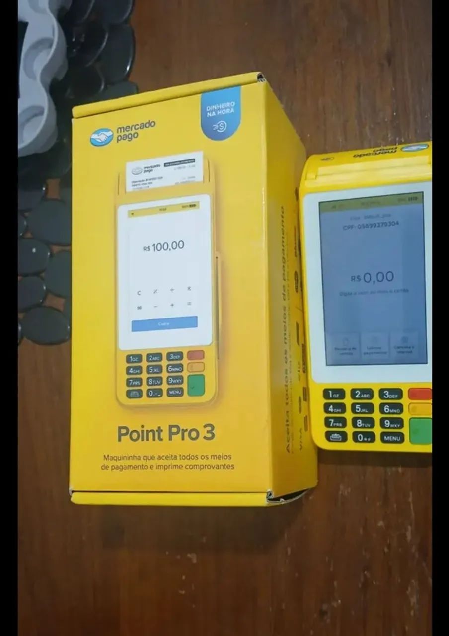 Máquina de cartão mercado pago POINT PRO 3  - Foto 4