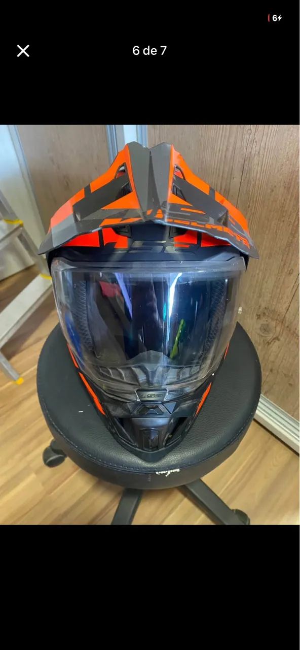 Capacete LS2 MX2020 Clicker / Off road - Foto 5