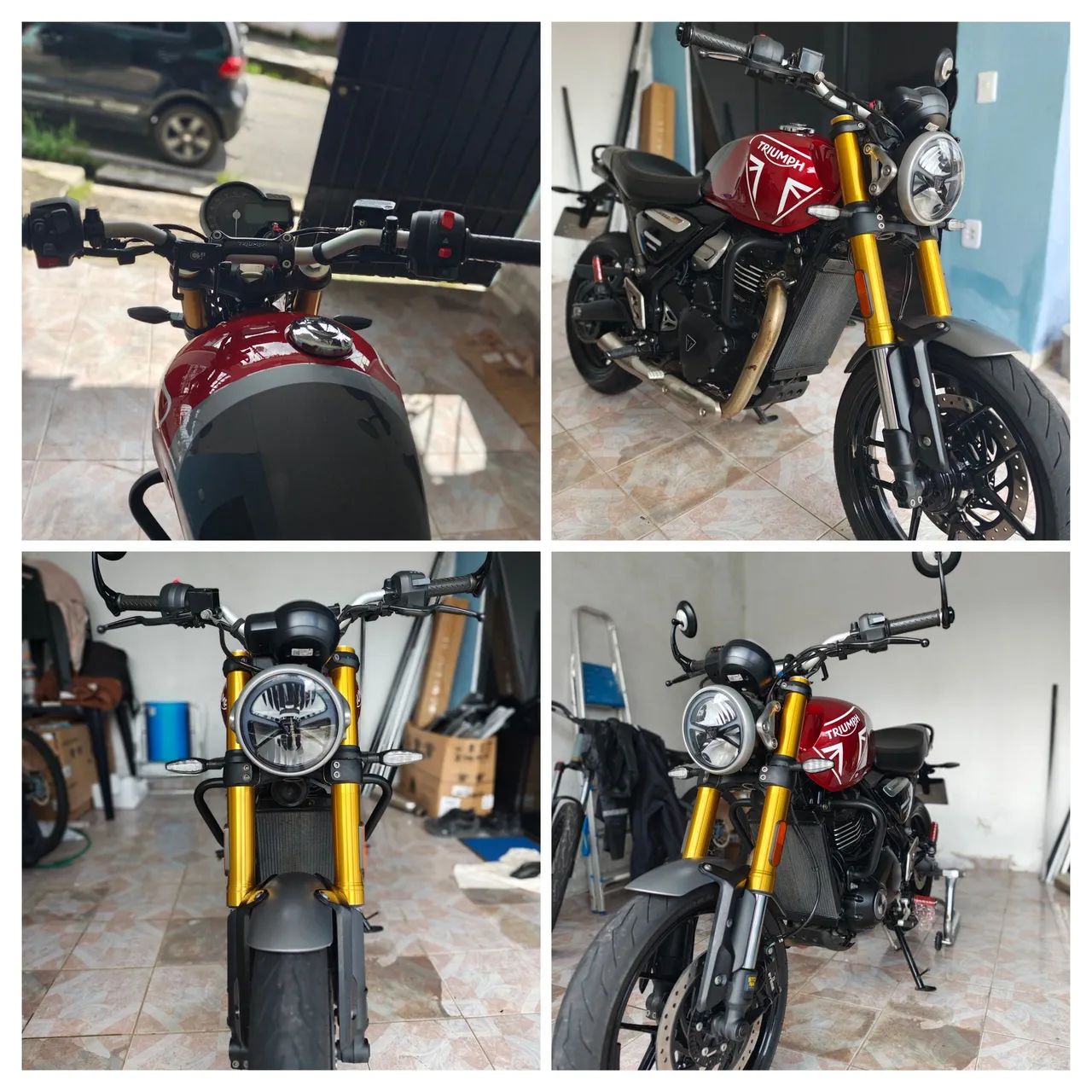 Triumph Speed 400 estado de zero - Foto 4