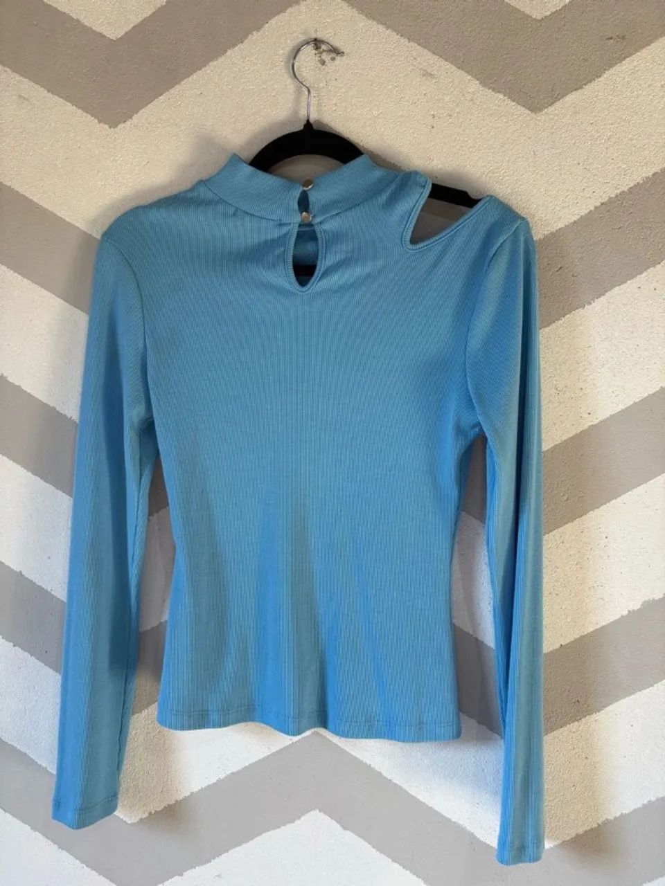 Blusa feminina canelada - Foto 3