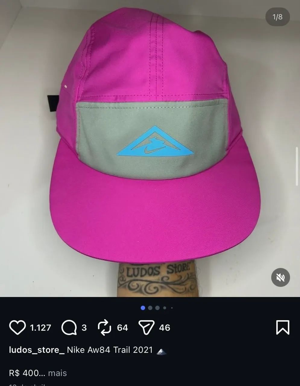Boné Nike. Nike Aw84 Trail 2021