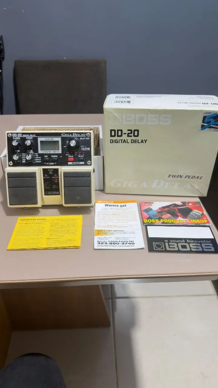 Pedal Boss Delay DD-20 - Instrumentos musicais - Boa Vista